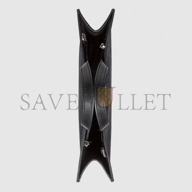 GUCCI GG BLACK TOTE 495559 (38*35.5*4cm) GUCCI GG BLACK TOTE 495559 (38*35.5*4cm)