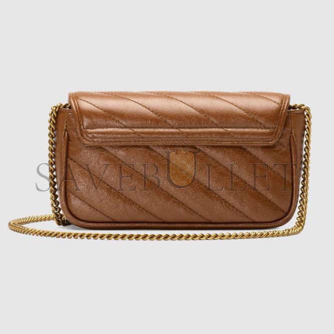 GUCCI GG MARMONT MATELASSÉ SUPER MINI BAG 476433 (16.5*10.2*5.1cm) GUCCI GG MARMONT MATELASSÉ SUPER MINI BAG 476433 (16.5*10.2*5.1cm)