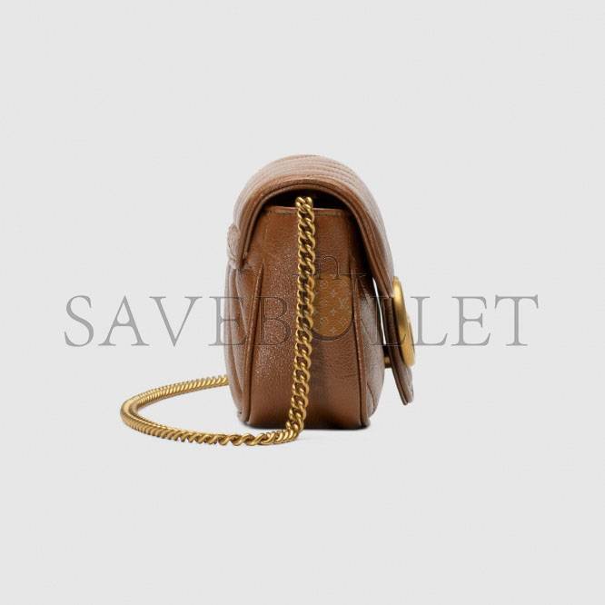GUCCI GG MARMONT MATELASSÉ SUPER MINI BAG 476433 (16.5*10.2*5.1cm) GUCCI GG MARMONT MATELASSÉ SUPER MINI BAG 476433 (16.5*10.2*5.1cm)