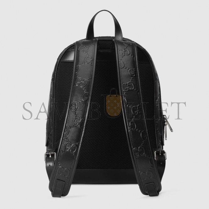 GUCCI GG EMBOSSED BACKPACK 658579 (37*27*13cm) GUCCI GG EMBOSSED BACKPACK 658579 (37*27*13cm)