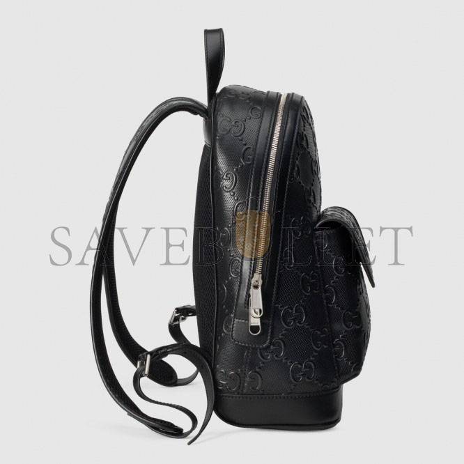 GUCCI GG EMBOSSED BACKPACK 658579 (37*27*13cm) GUCCI GG EMBOSSED BACKPACK 658579 (37*27*13cm)