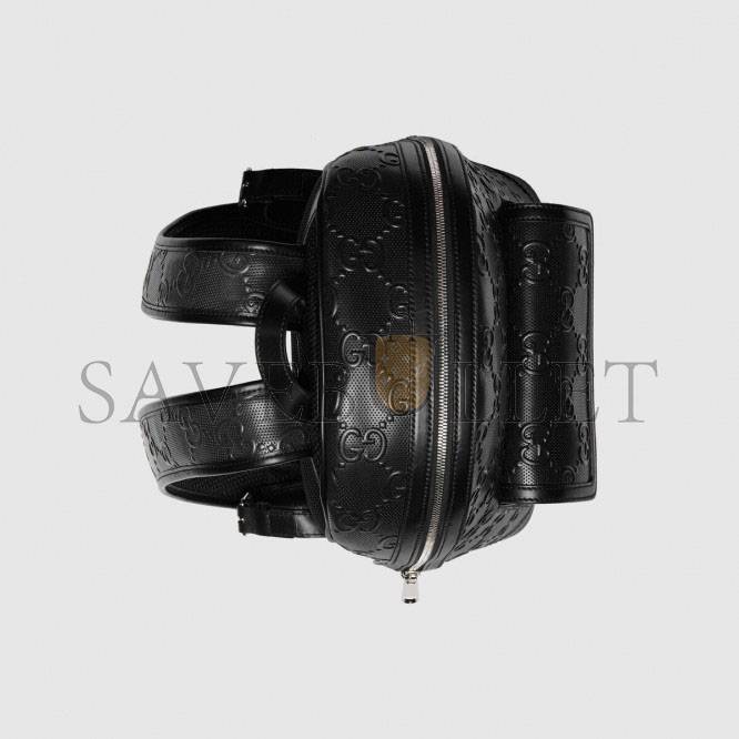 GUCCI GG EMBOSSED BACKPACK 658579 (37*27*13cm) GUCCI GG EMBOSSED BACKPACK 658579 (37*27*13cm)