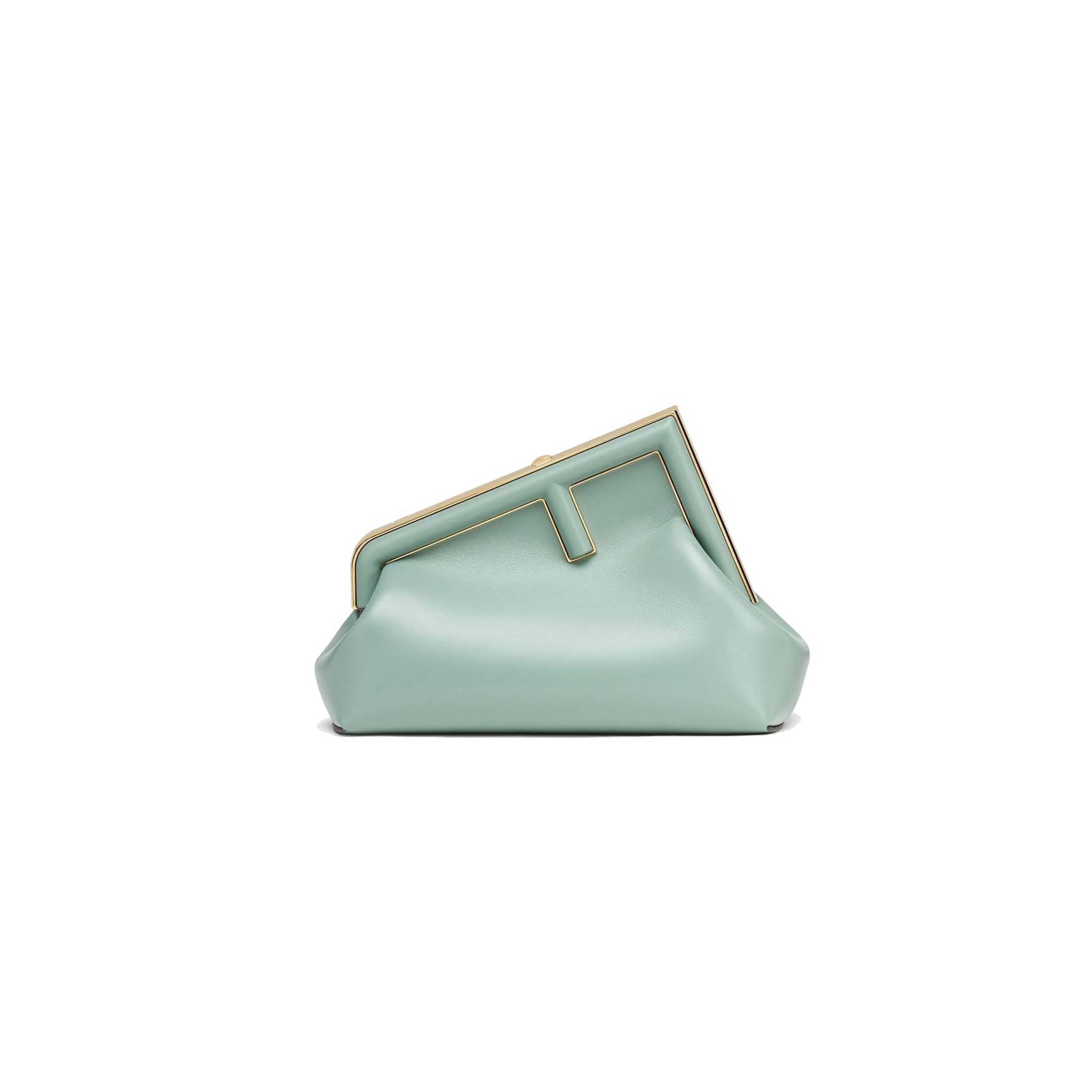 FENDI FIRST SMALL - MINT GREEN LEATHER BAG 8BP129ABVEF03HW (26*18*9.5cm) FENDI FIRST SMALL - MINT GREEN LEATHER BAG 8BP129ABVEF03HW (26*18*9.5cm)