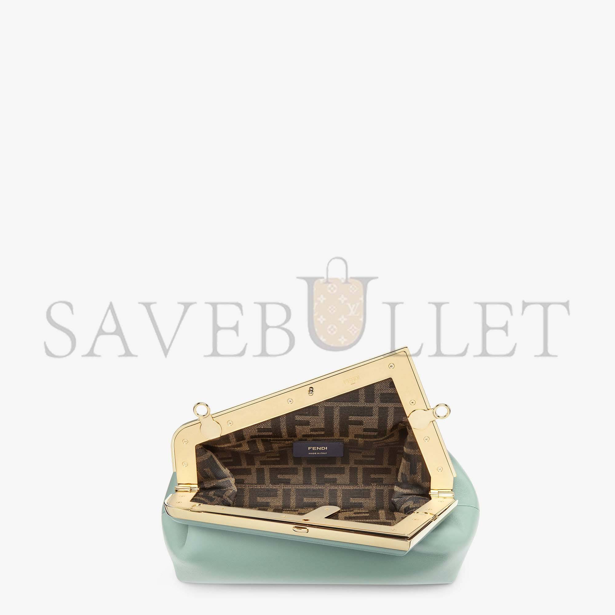 FENDI FIRST SMALL - MINT GREEN LEATHER BAG 8BP129ABVEF03HW (26*18*9.5cm) FENDI FIRST SMALL - MINT GREEN LEATHER BAG 8BP129ABVEF03HW (26*18*9.5cm)