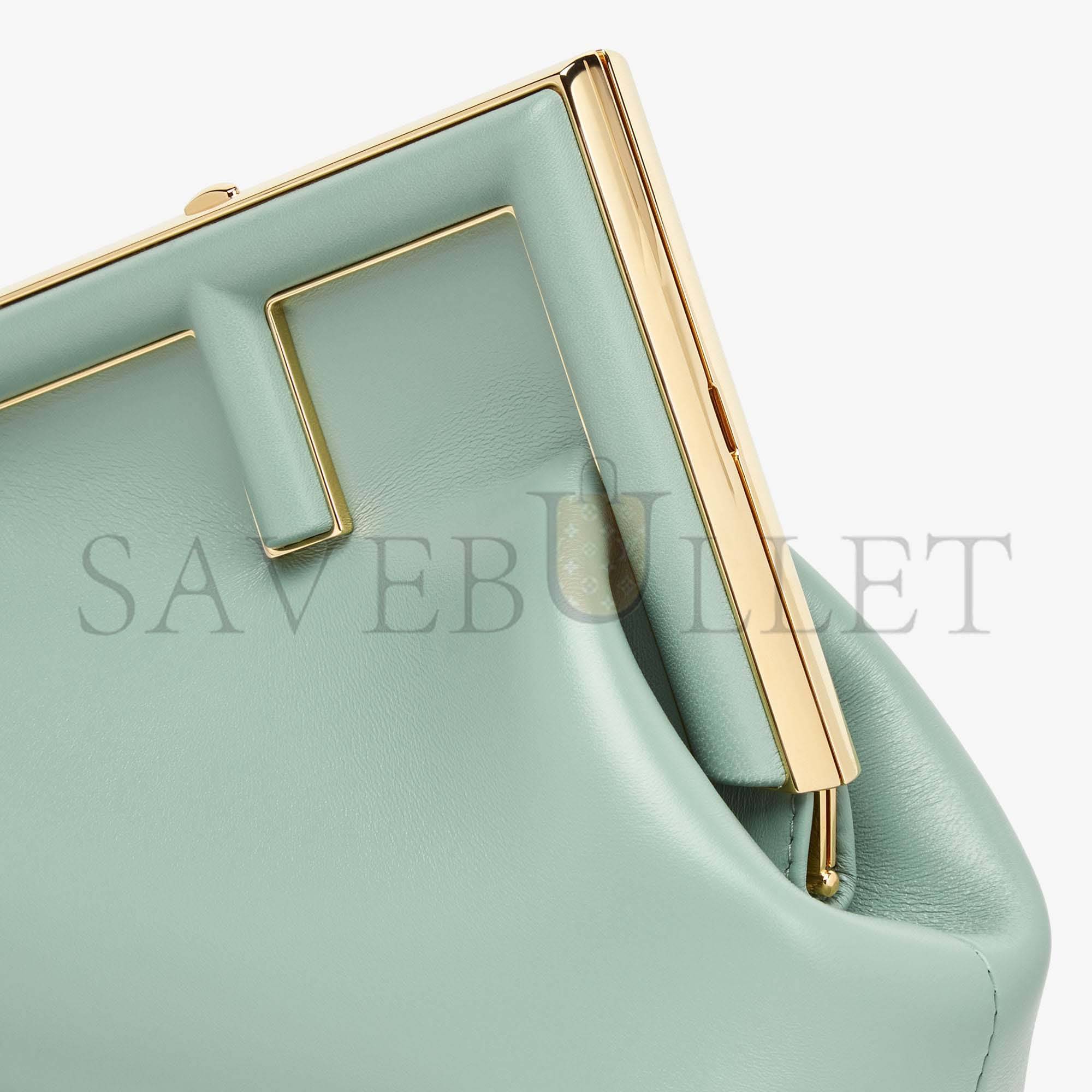 FENDI FIRST SMALL - MINT GREEN LEATHER BAG 8BP129ABVEF03HW (26*18*9.5cm) FENDI FIRST SMALL - MINT GREEN LEATHER BAG 8BP129ABVEF03HW (26*18*9.5cm)
