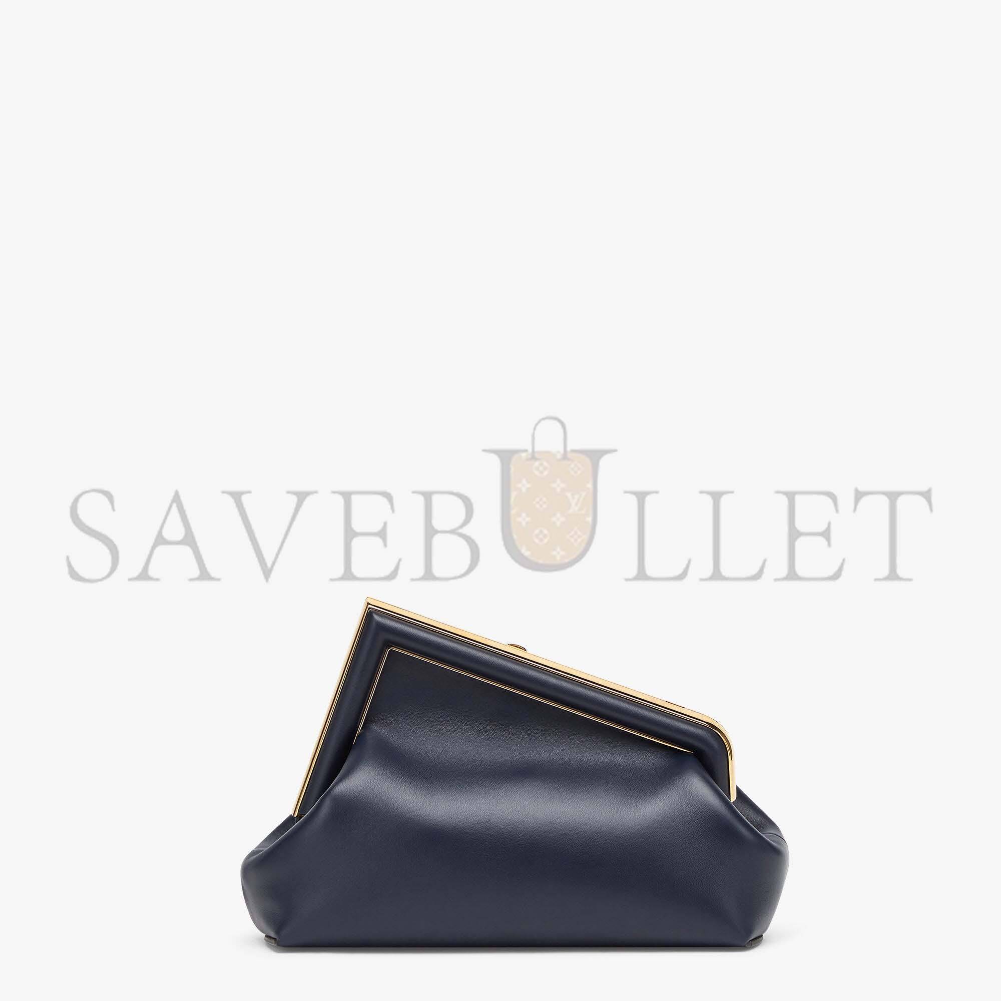 FENDI FIRST SMALL - DARK BLUE LEATHER BAG 8BP129ABVEF0J27 (26*18*9.5cm) FENDI FIRST SMALL - DARK BLUE LEATHER BAG 8BP129ABVEF0J27 (26*18*9.5cm)