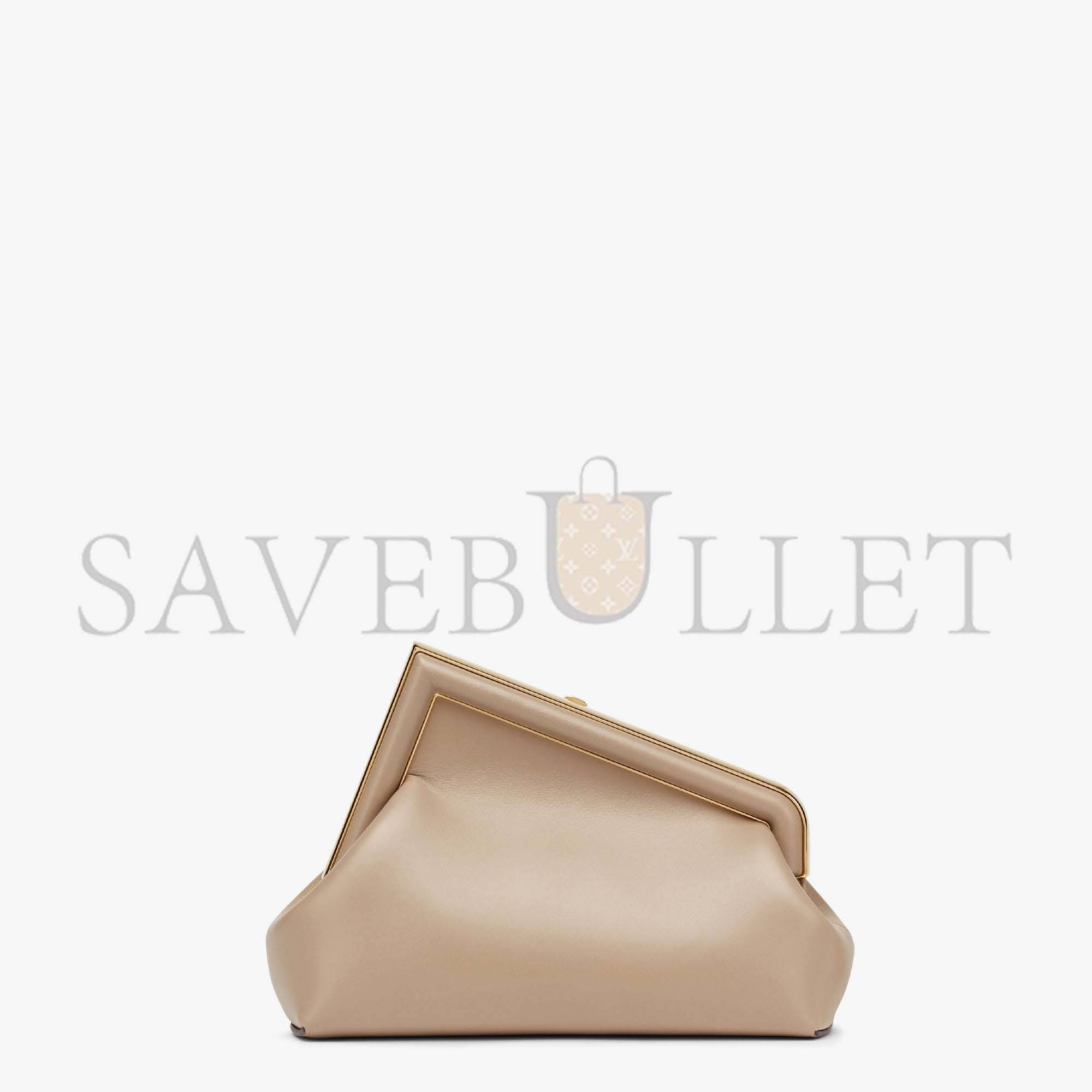 FENDI FIRST SMALL - DOVE GRAY LEATHER BAG 8BP129ABVEF0E65 (26*18*9.5cm) FENDI FIRST SMALL - DOVE GRAY LEATHER BAG 8BP129ABVEF0E65 (26*18*9.5cm)