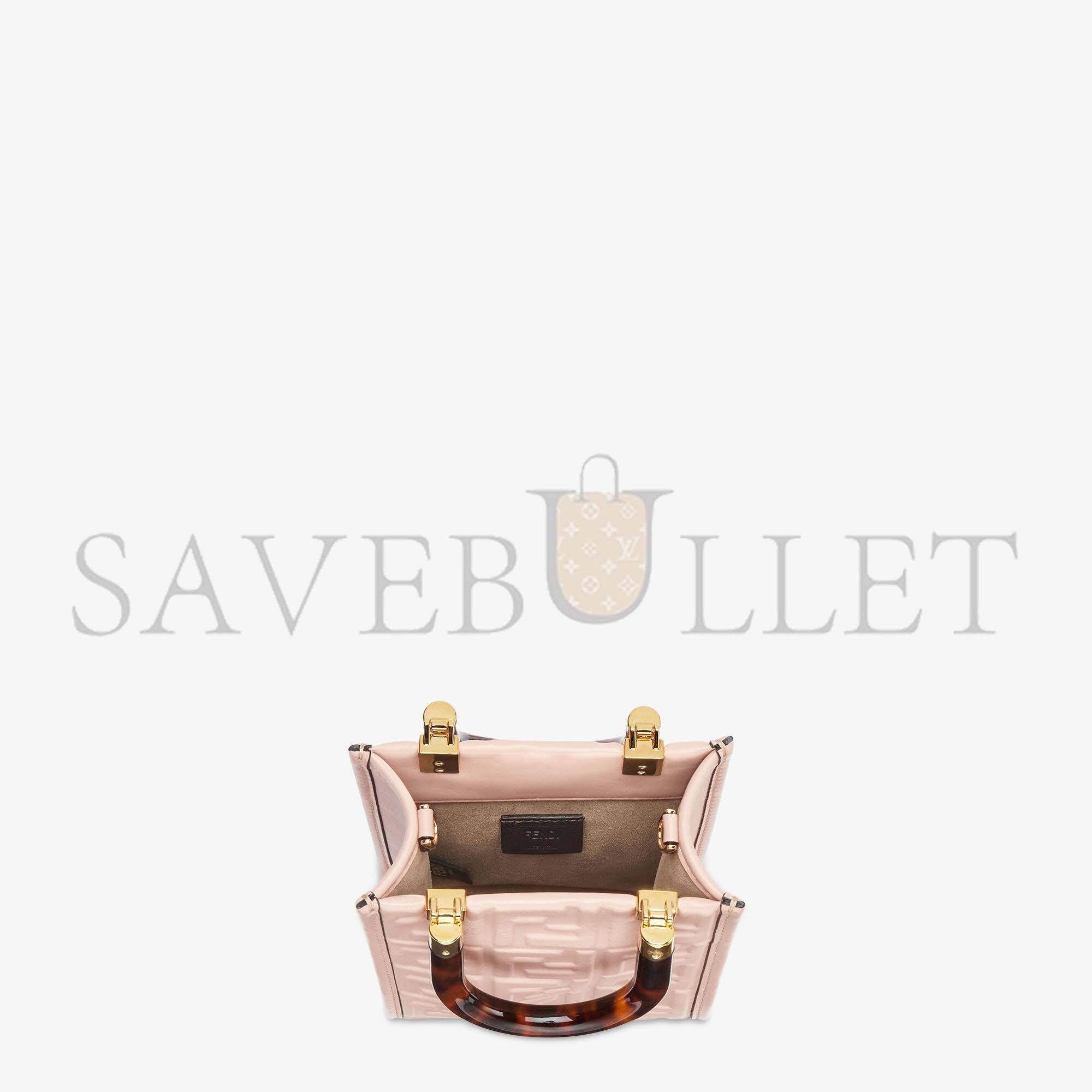 FENDI MINI SUNSHINE SHOPPER - PINK LEATHER MINI-BAG 8BS051AMCIF0J2F (18*13*6.5cm) FENDI MINI SUNSHINE SHOPPER - PINK LEATHER MINI-BAG 8BS051AMCIF0J2F (18*13*6.5cm)