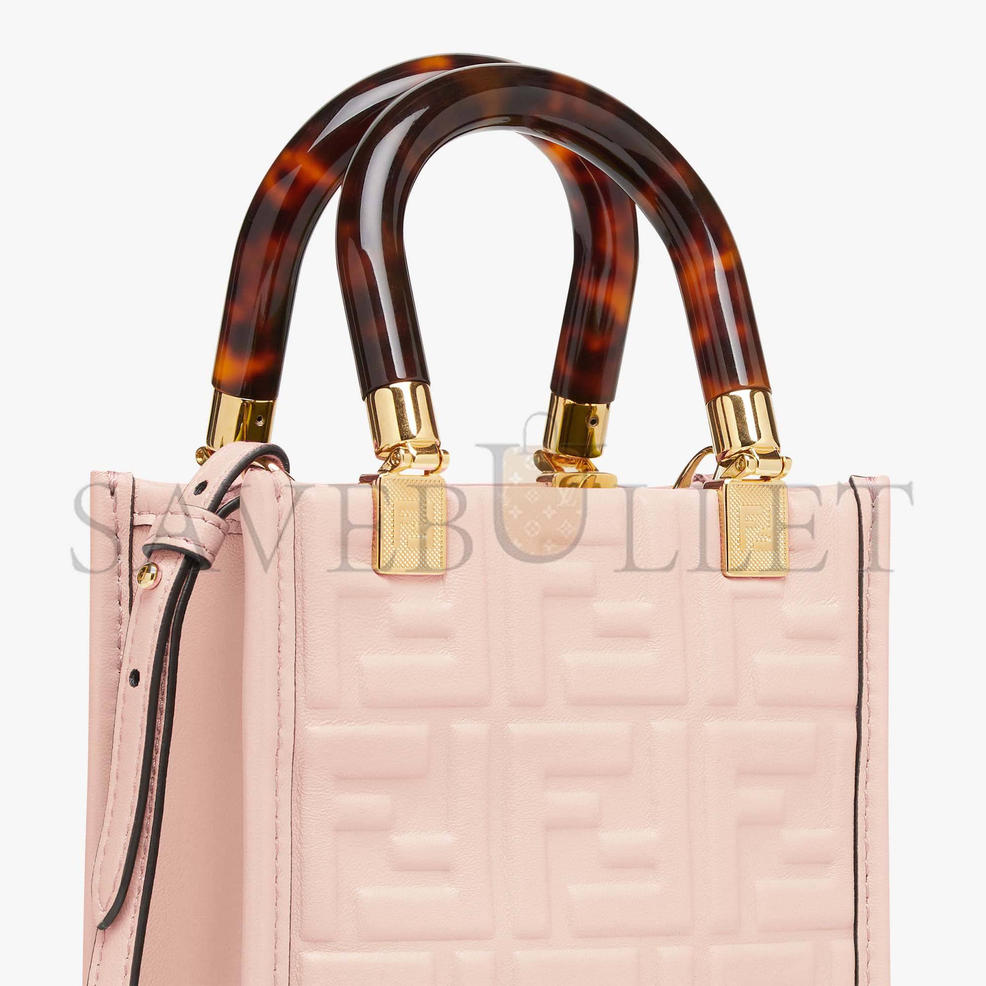 FENDI MINI SUNSHINE SHOPPER - PINK LEATHER MINI-BAG 8BS051AMCIF0J2F (18*13*6.5cm) FENDI MINI SUNSHINE SHOPPER - PINK LEATHER MINI-BAG 8BS051AMCIF0J2F (18*13*6.5cm)