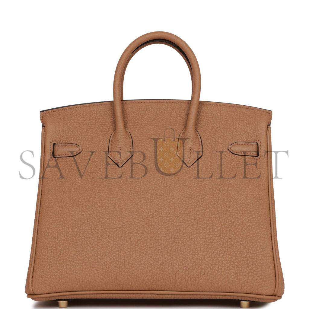 HERMES BIRKIN 25 CHAI TOGO GOLD HARDWARE (25cm) HERMES BIRKIN 25 CHAI TOGO GOLD HARDWARE (25cm)