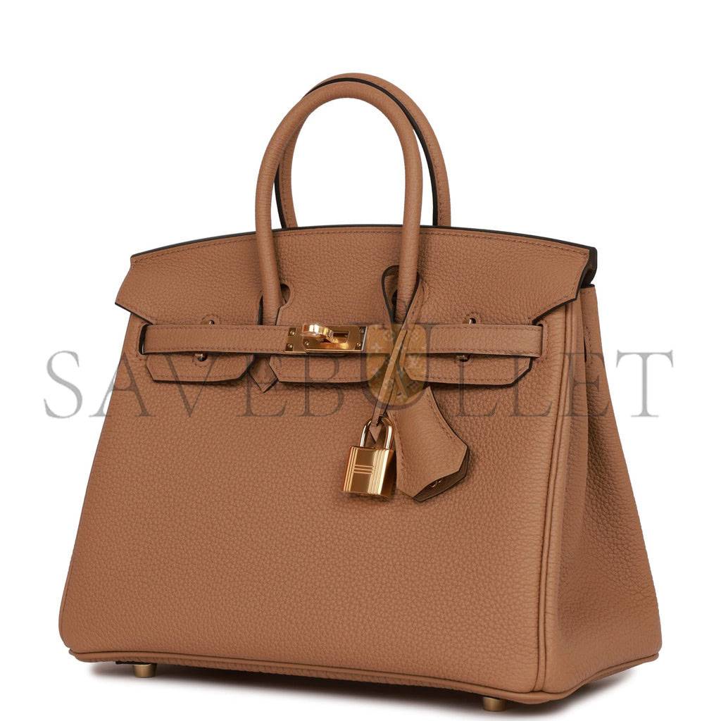 HERMES BIRKIN 25 CHAI TOGO GOLD HARDWARE (25cm) HERMES BIRKIN 25 CHAI TOGO GOLD HARDWARE (25cm)