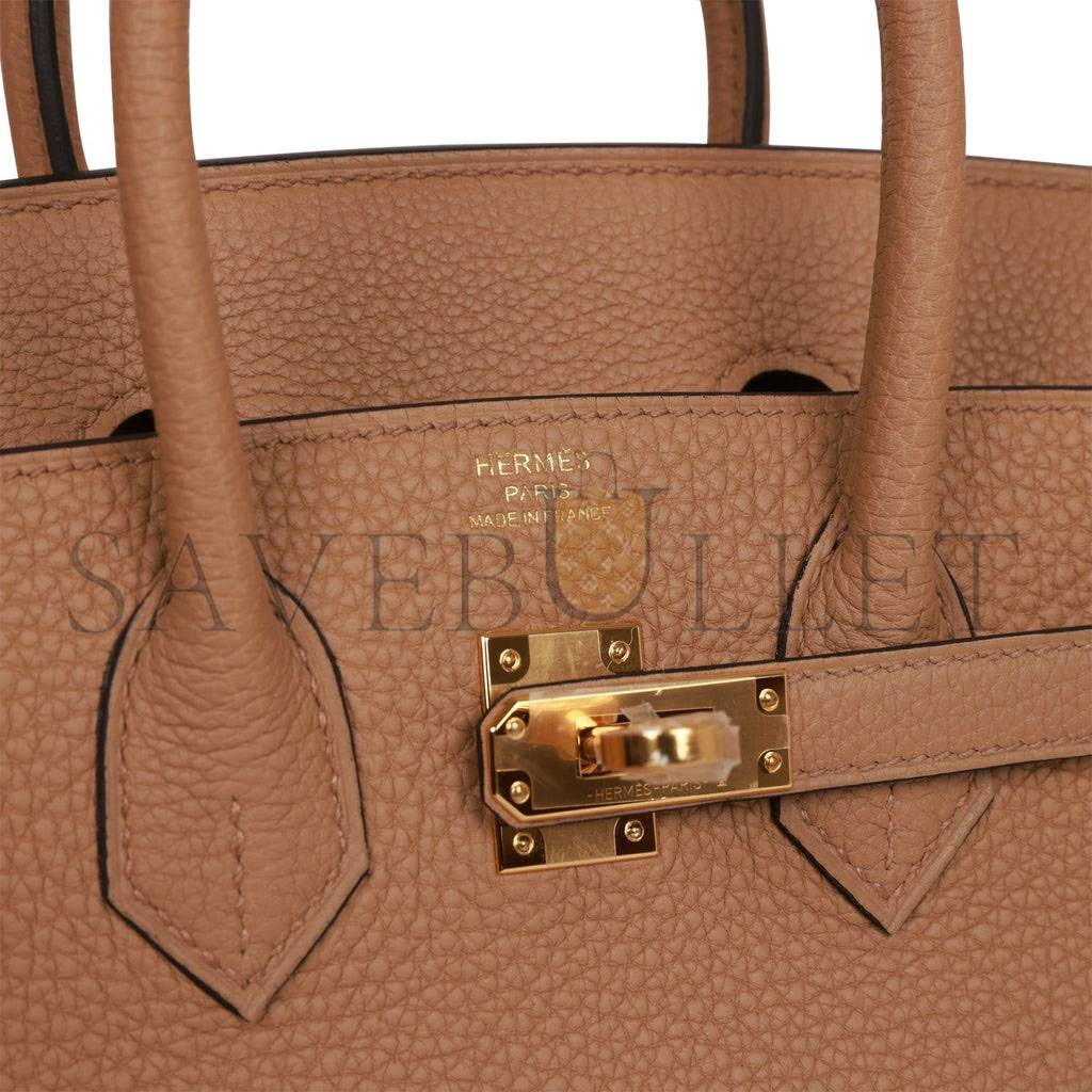 HERMES BIRKIN 25 CHAI TOGO GOLD HARDWARE (25cm) HERMES BIRKIN 25 CHAI TOGO GOLD HARDWARE (25cm)