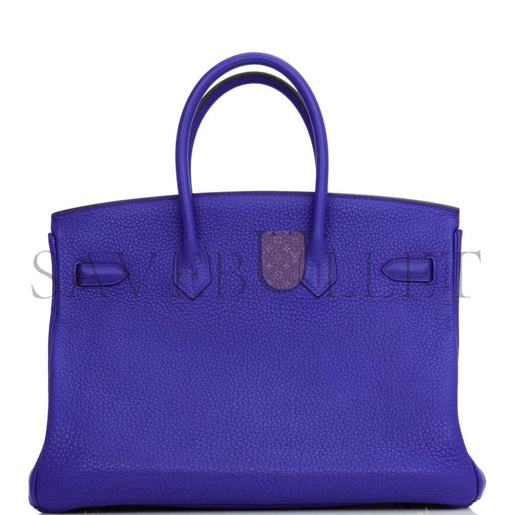 HERMES SPECIAL ORDER (HSS) BIRKIN 35 BLEU ELECTRIC VERSO CLEMENCE GOLD HARDWARE (35*25*18cm) HERMES SPECIAL ORDER (HSS) BIRKIN 35 BLEU ELECTRIC VERSO CLEMENCE GOLD HARDWARE (35*25*18cm)