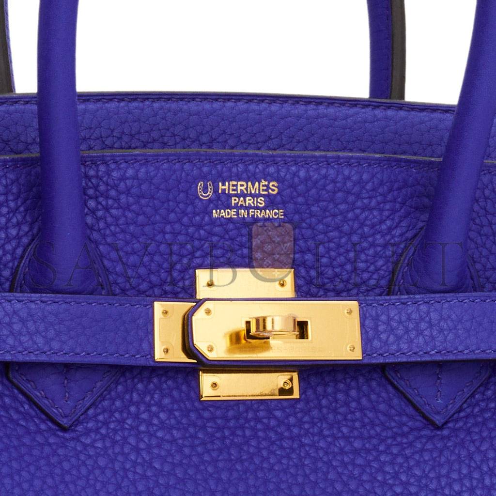HERMES SPECIAL ORDER (HSS) BIRKIN 35 BLEU ELECTRIC VERSO CLEMENCE GOLD HARDWARE (35*25*18cm) HERMES SPECIAL ORDER (HSS) BIRKIN 35 BLEU ELECTRIC VERSO CLEMENCE GOLD HARDWARE (35*25*18cm)