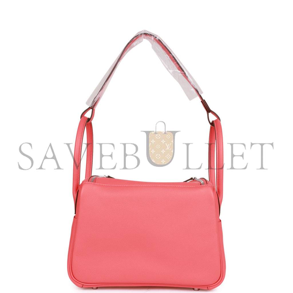 HERMES LINDY 26 ROSE TEXAS EVERCOLOR PALLADIUM HARDWARE(26*18*12cm) HERMES LINDY 26 ROSE TEXAS EVERCOLOR PALLADIUM HARDWARE(26*18*12cm)