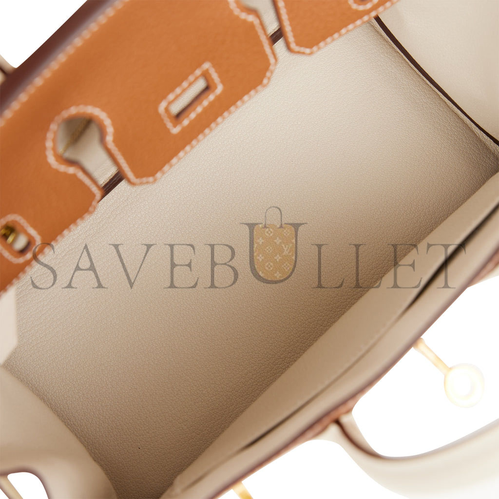 HERMES SPECIAL ORDER (HSS) BIRKIN 25 GOLD AND CRAIE TOGO BRUSHED GOLD HARDWARE HANDMADE (25cm) HERMES SPECIAL ORDER (HSS) BIRKIN 25 GOLD AND CRAIE TOGO BRUSHED GOLD HARDWARE HANDMADE (25cm)