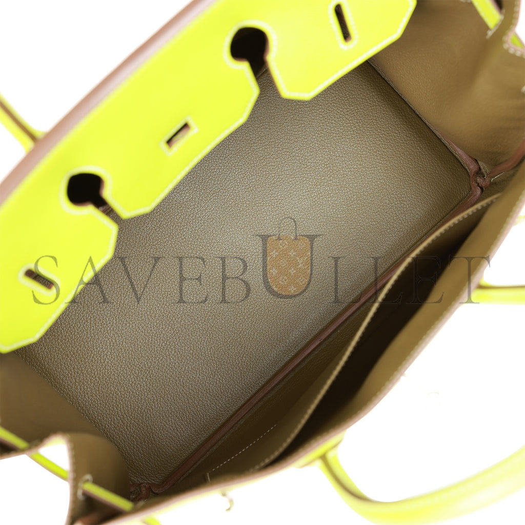 HERMES BIRKIN 35 KIWI CANDY EPSOM PALLADIUM HARDWARE (35cm) HERMES BIRKIN 35 KIWI CANDY EPSOM PALLADIUM HARDWARE (35cm)