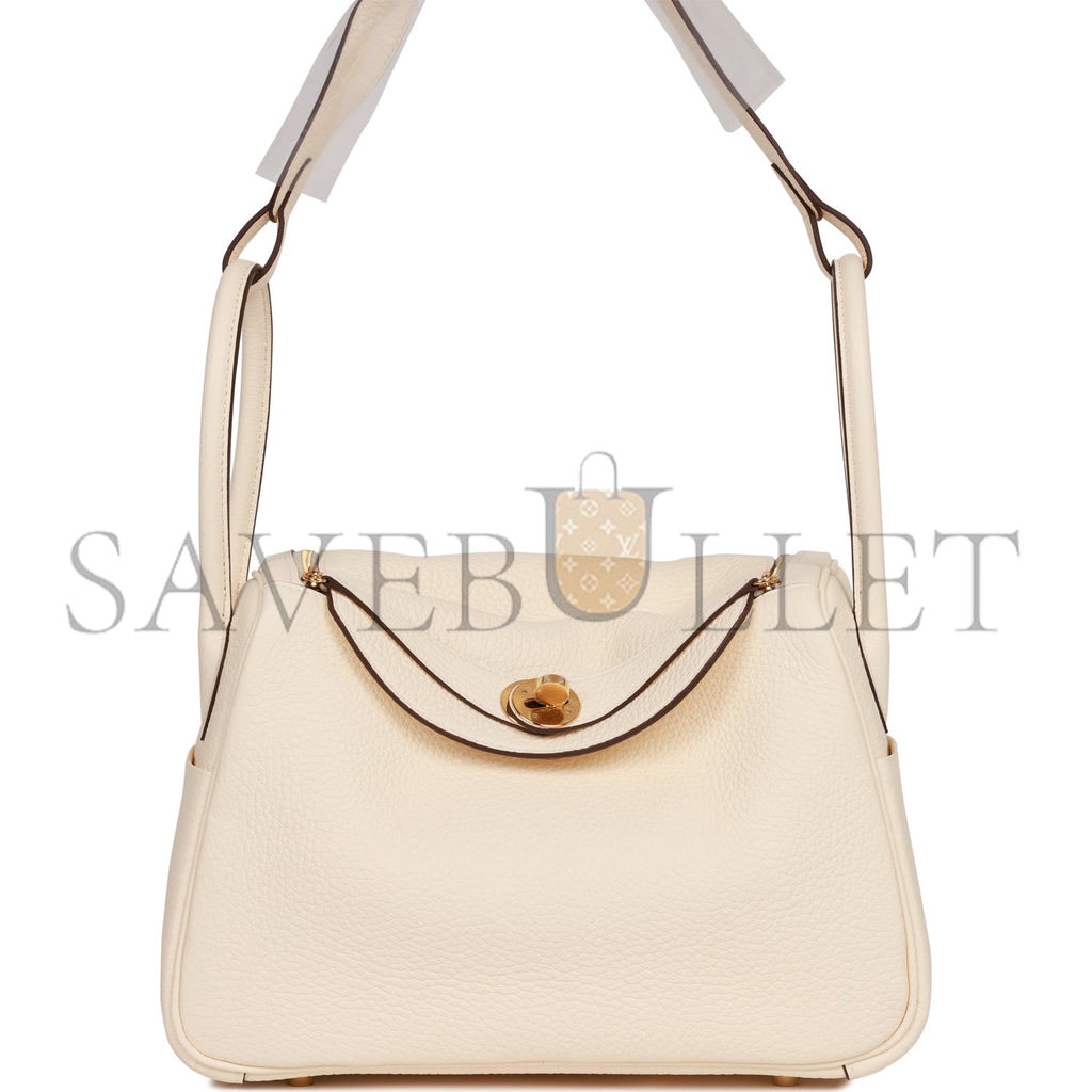 HERMES LINDY 26 NATA CLEMENCE GOLD HARDWARE (26*18*12cm) HERMES LINDY 26 NATA CLEMENCE GOLD HARDWARE (26*18*12cm)