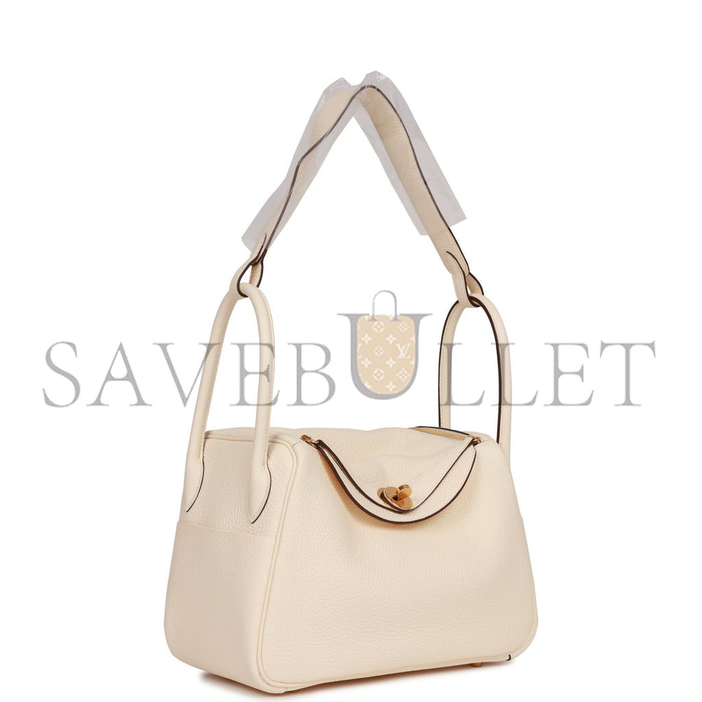 HERMES LINDY 26 NATA CLEMENCE GOLD HARDWARE (26*18*12cm) HERMES LINDY 26 NATA CLEMENCE GOLD HARDWARE (26*18*12cm)