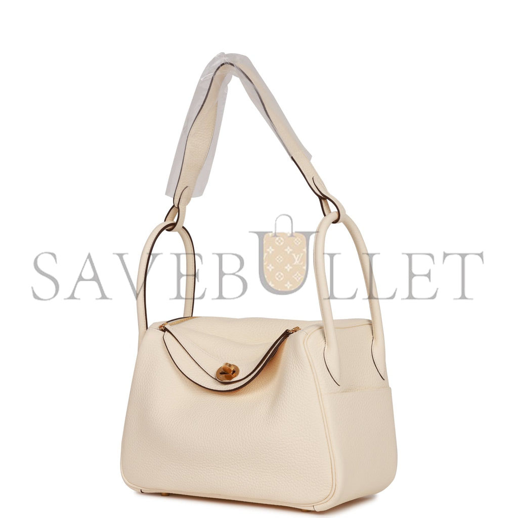 HERMES LINDY 26 NATA CLEMENCE GOLD HARDWARE (26*18*12cm) HERMES LINDY 26 NATA CLEMENCE GOLD HARDWARE (26*18*12cm)