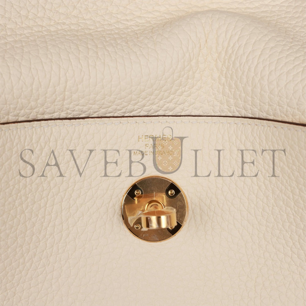HERMES LINDY 26 NATA CLEMENCE GOLD HARDWARE (26*18*12cm) HERMES LINDY 26 NATA CLEMENCE GOLD HARDWARE (26*18*12cm)