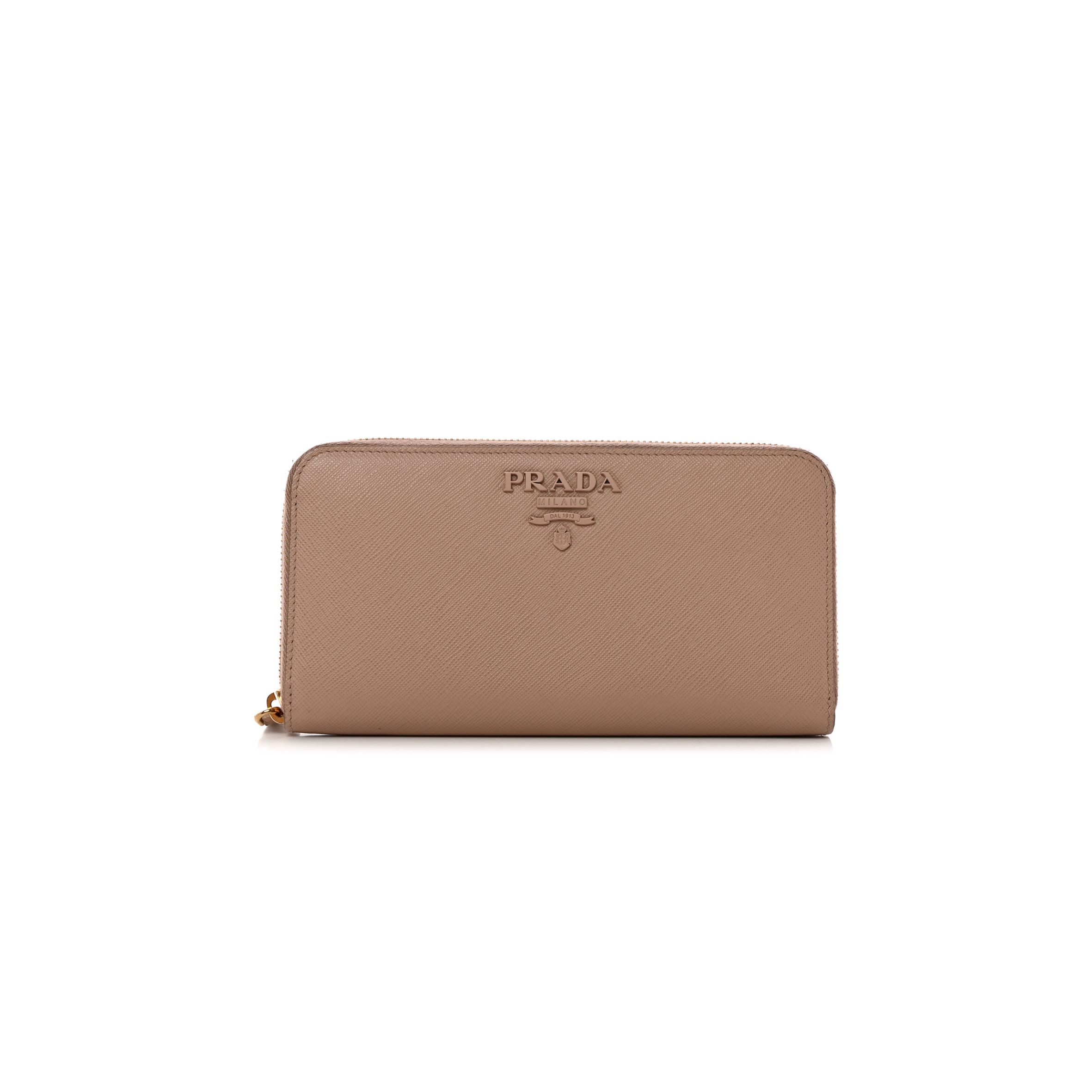 PRADA SAFFIANO SHINE ZIP AROUND WALLET CIPRIA (20*11*2cm) PRADA SAFFIANO SHINE ZIP AROUND WALLET CIPRIA (20*11*2cm)