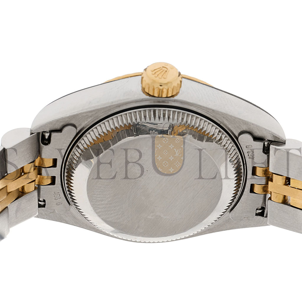 ROLEX STAINLESS STEEL 18K YELLOW GOLD 26MM OYSTER PERPETUAL DATEJUST WATCH CHAMPAGNE 69173 ROLEX STAINLESS STEEL 18K YELLOW GOLD 26MM OYSTER PERPETUAL DATEJUST WATCH CHAMPAGNE 69173
