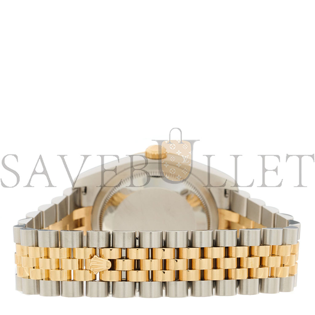 ROLEX STAINLESS STEEL 18K YELLOW GOLD DIAMOND BLACK MOTHER OF PEARL 36MM OYSTER PERPETUAL DATEJUST WATCH 116243 ROLEX STAINLESS STEEL 18K YELLOW GOLD DIAMOND BLACK MOTHER OF PEARL 36MM OYSTER PERPETUAL DATEJUST WATCH 116243