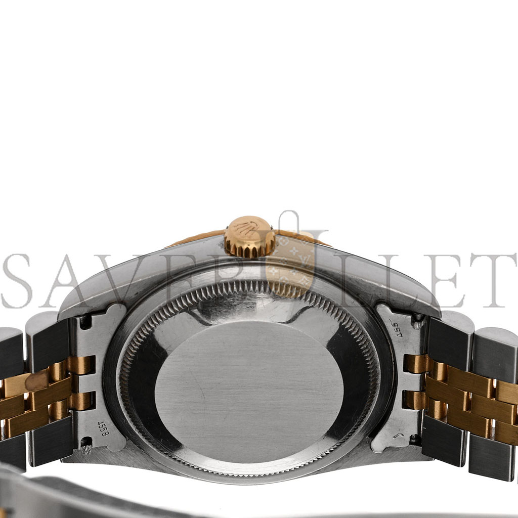 ROLEX STAINLESS STEEL 18K YELLOW GOLD 36MM OYSTER PERPETUAL DATEJUST WATCH WHITE ROMAN 16233 ROLEX STAINLESS STEEL 18K YELLOW GOLD 36MM OYSTER PERPETUAL DATEJUST WATCH WHITE ROMAN 16233