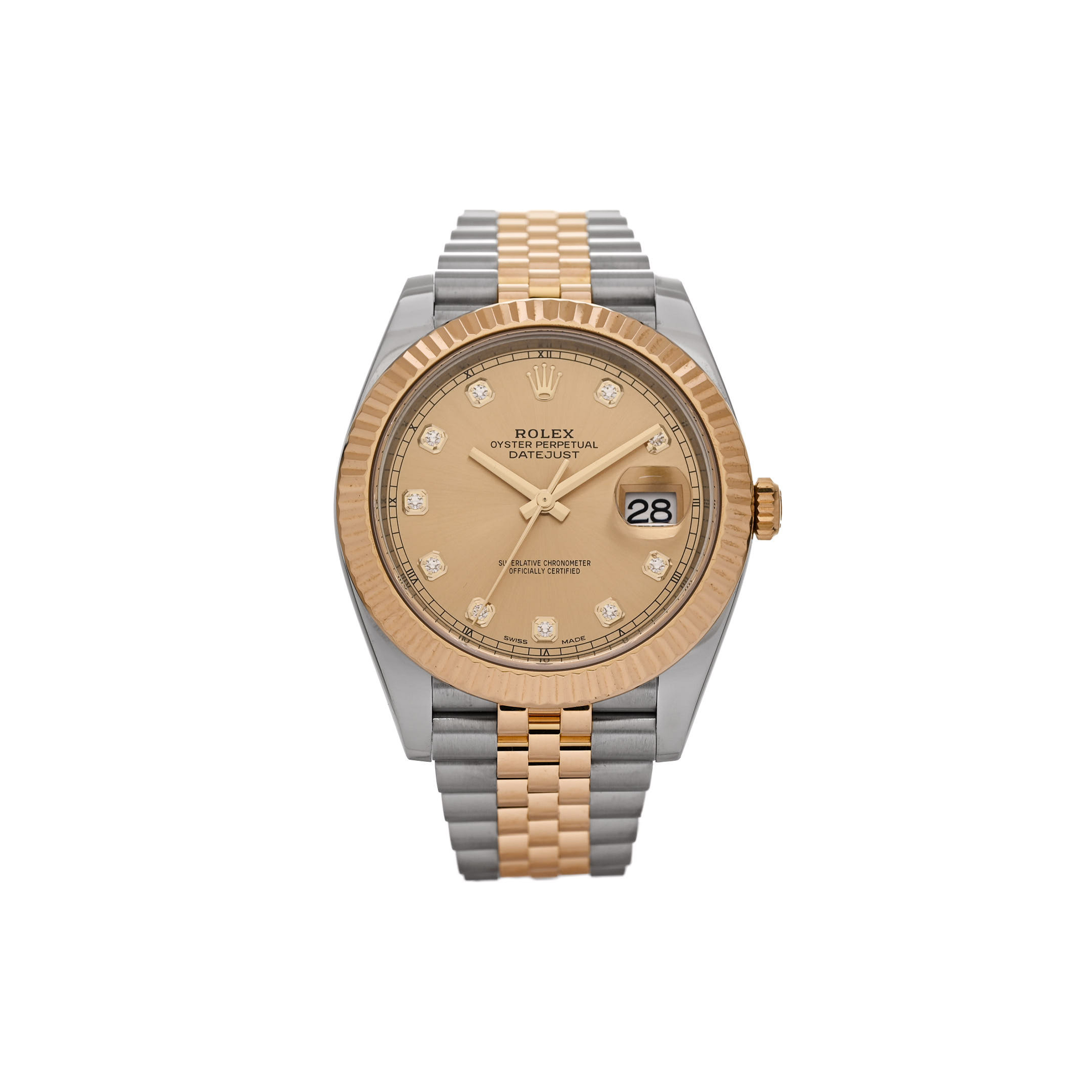 ROLEX STAINLESS STEEL 18K YELLOW GOLD DIAMOND 41MM OYSTER PERPETUAL DATEJUST WATCH CHAMPAGNE 126333 ROLEX STAINLESS STEEL 18K YELLOW GOLD DIAMOND 41MM OYSTER PERPETUAL DATEJUST WATCH CHAMPAGNE 126333