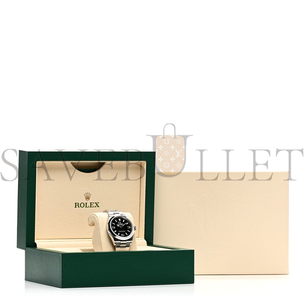 ROLEX STAINLESS STEEL 36MM OYSTER PERPETUAL EXPLORER WATCH BLACK 124270 ROLEX STAINLESS STEEL 36MM OYSTER PERPETUAL EXPLORER WATCH BLACK 124270