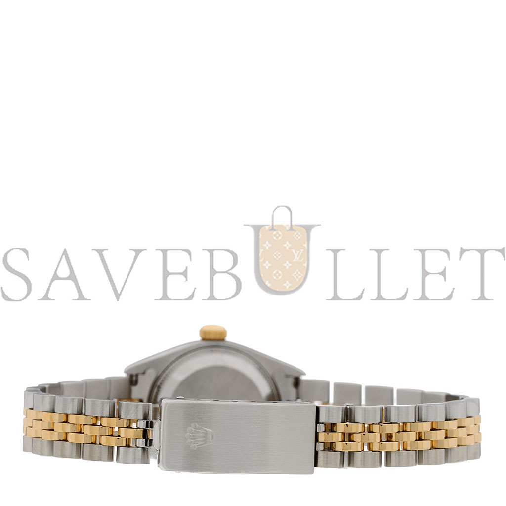 ROLEX STAINLESS STEEL 18K YELLOW GOLD 26MM OYSTER PERPETUAL DATEJUST WATCH CHAMPAGNE 69173 ROLEX STAINLESS STEEL 18K YELLOW GOLD 26MM OYSTER PERPETUAL DATEJUST WATCH CHAMPAGNE 69173