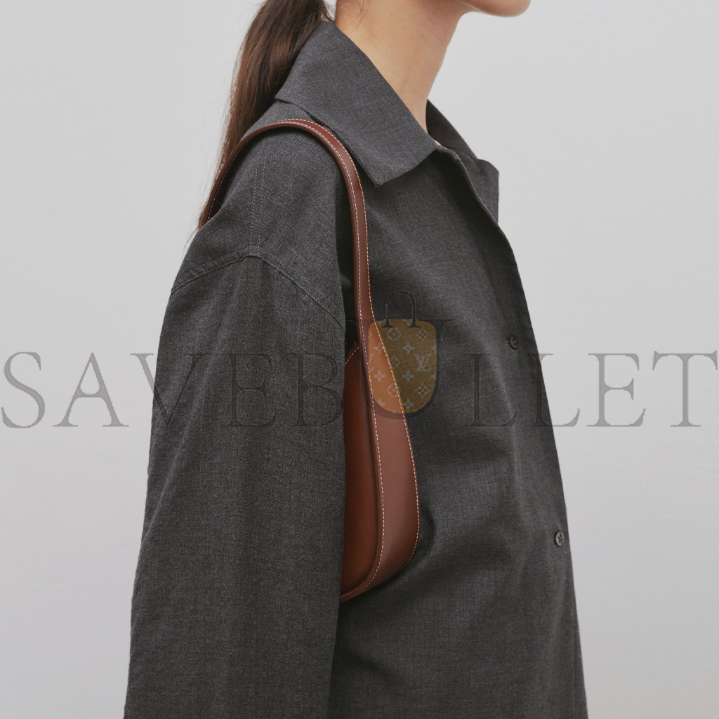 THE ROW HALF MOON BAG IN LEATHER CHERRY WOOD W1249L60CHYWD (34*20*6cm) THE ROW HALF MOON BAG IN LEATHER CHERRY WOOD W1249L60CHYWD (34*20*6cm)