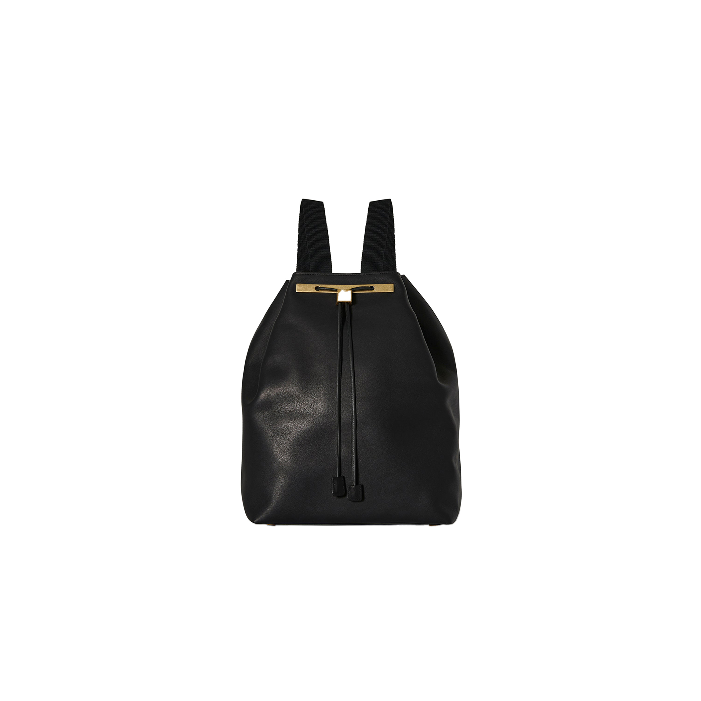 THE ROW BACKPACK 11 IN LEATHER DOUBLE BLACK W1211L72DBLKG (36*30*17cm) THE ROW BACKPACK 11 IN LEATHER DOUBLE BLACK W1211L72DBLKG (36*30*17cm)