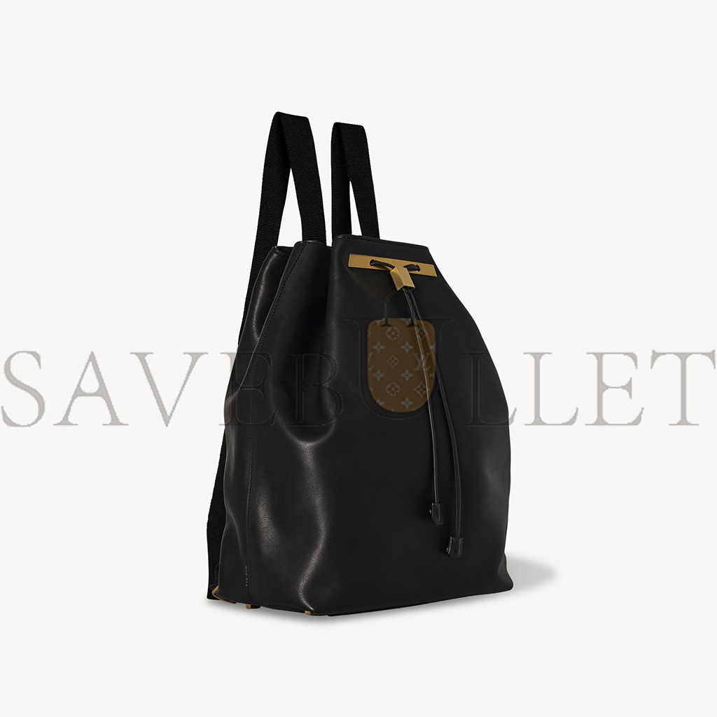 THE ROW BACKPACK 11 IN LEATHER DOUBLE BLACK W1211L72DBLKG (36*30*17cm) THE ROW BACKPACK 11 IN LEATHER DOUBLE BLACK W1211L72DBLKG (36*30*17cm)