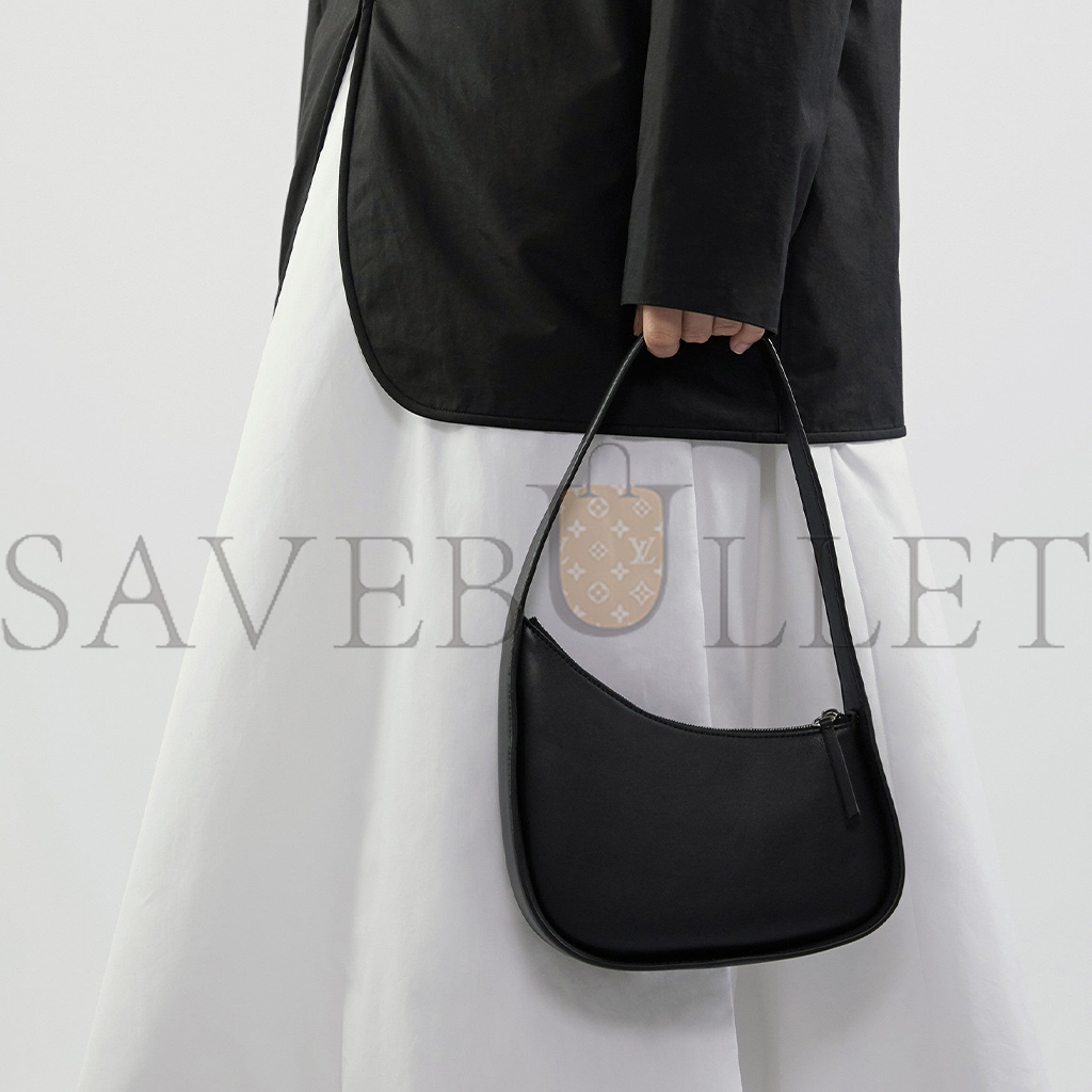 THE ROW HALF MOON BAG IN LEATHER BLACK W1249L52BLPL (34*20*6cm) THE ROW HALF MOON BAG IN LEATHER BLACK W1249L52BLPL (34*20*6cm)