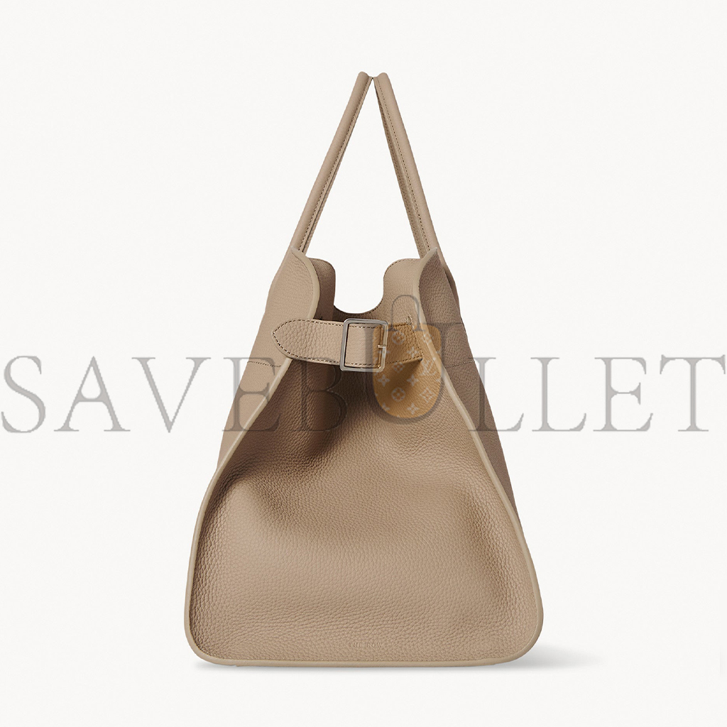 THE ROW SOFT MARGAUX 17 BAG IN LEATHER DARK TAUPE W1254L133DTPL (43*30*25cm) THE ROW SOFT MARGAUX 17 BAG IN LEATHER DARK TAUPE W1254L133DTPL (43*30*25cm)