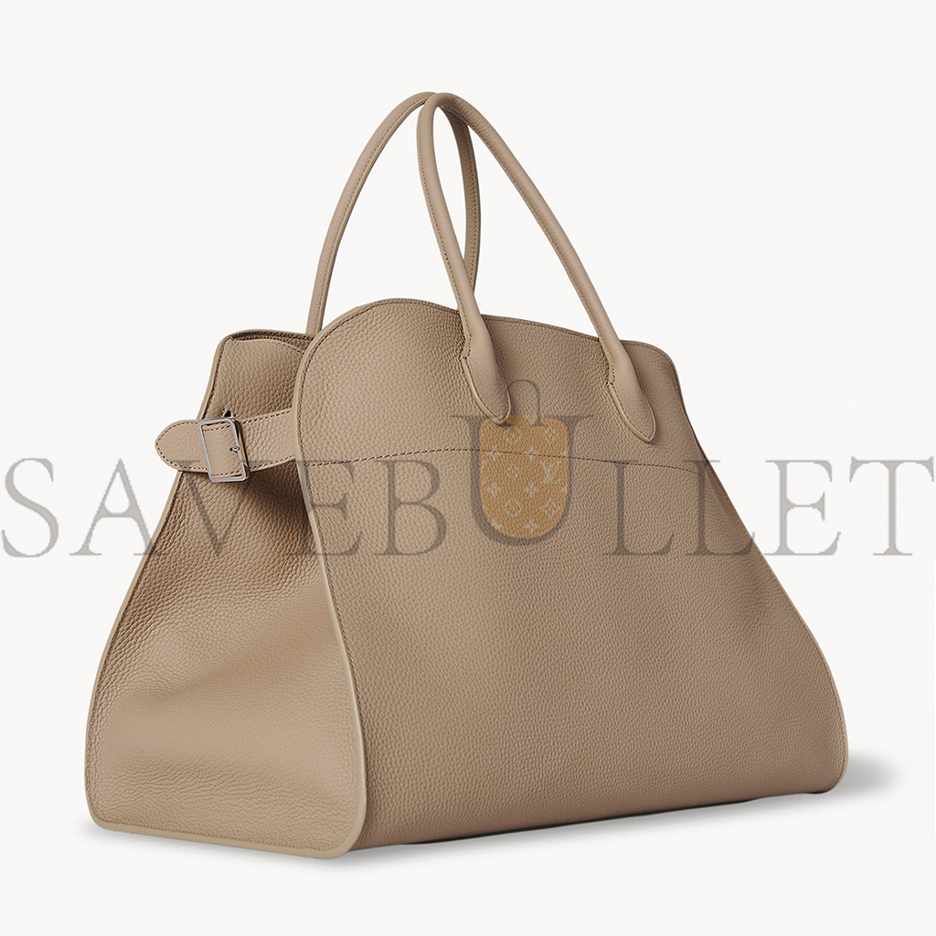 THE ROW SOFT MARGAUX 17 BAG IN LEATHER DARK TAUPE W1254L133DTPL (43*30*25cm) THE ROW SOFT MARGAUX 17 BAG IN LEATHER DARK TAUPE W1254L133DTPL (43*30*25cm)
