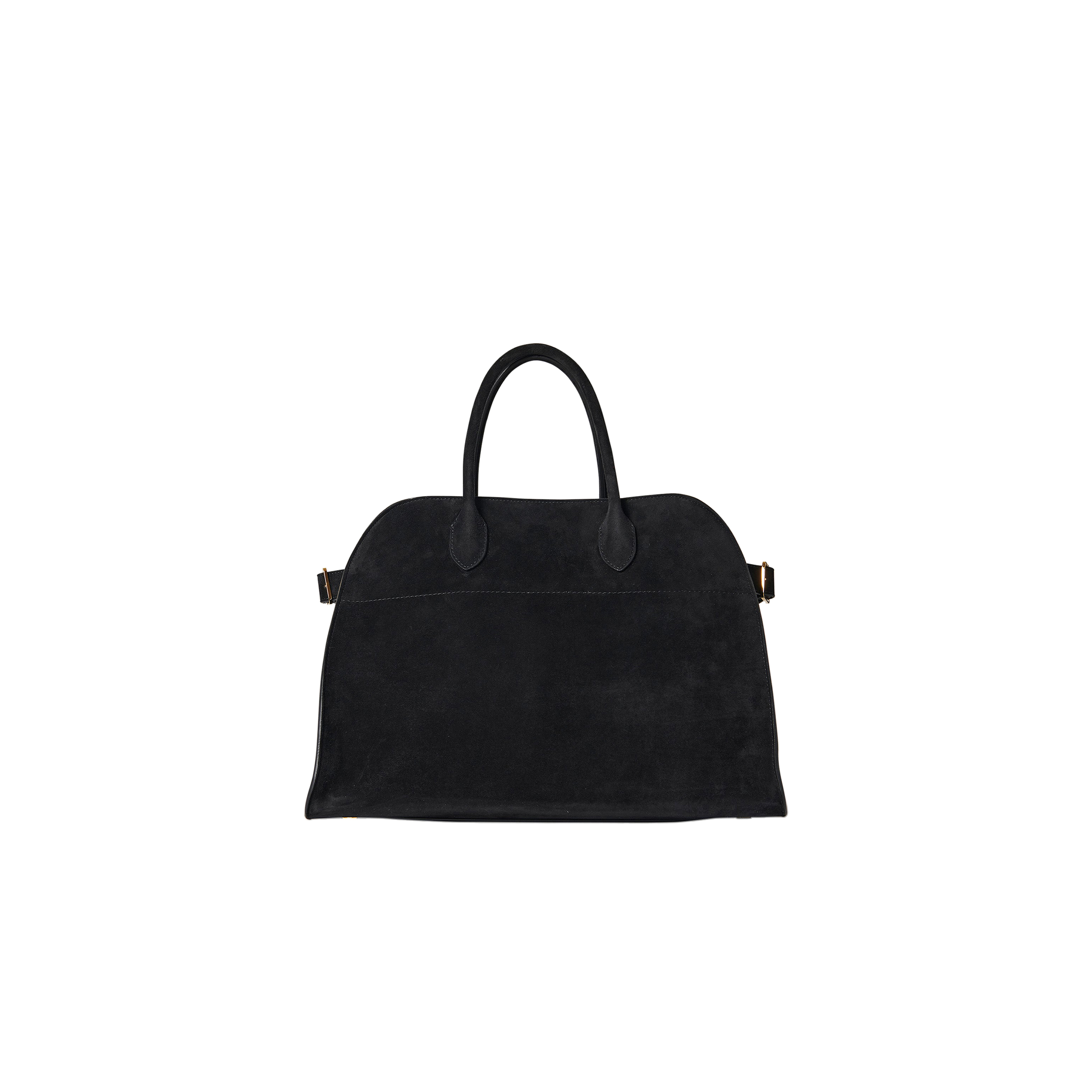 THE ROW SOFT MARGAUX 15 BAG IN SUEDE BLACK W1255L25BLSG (38*28*23cm) THE ROW SOFT MARGAUX 15 BAG IN SUEDE BLACK W1255L25BLSG (38*28*23cm)