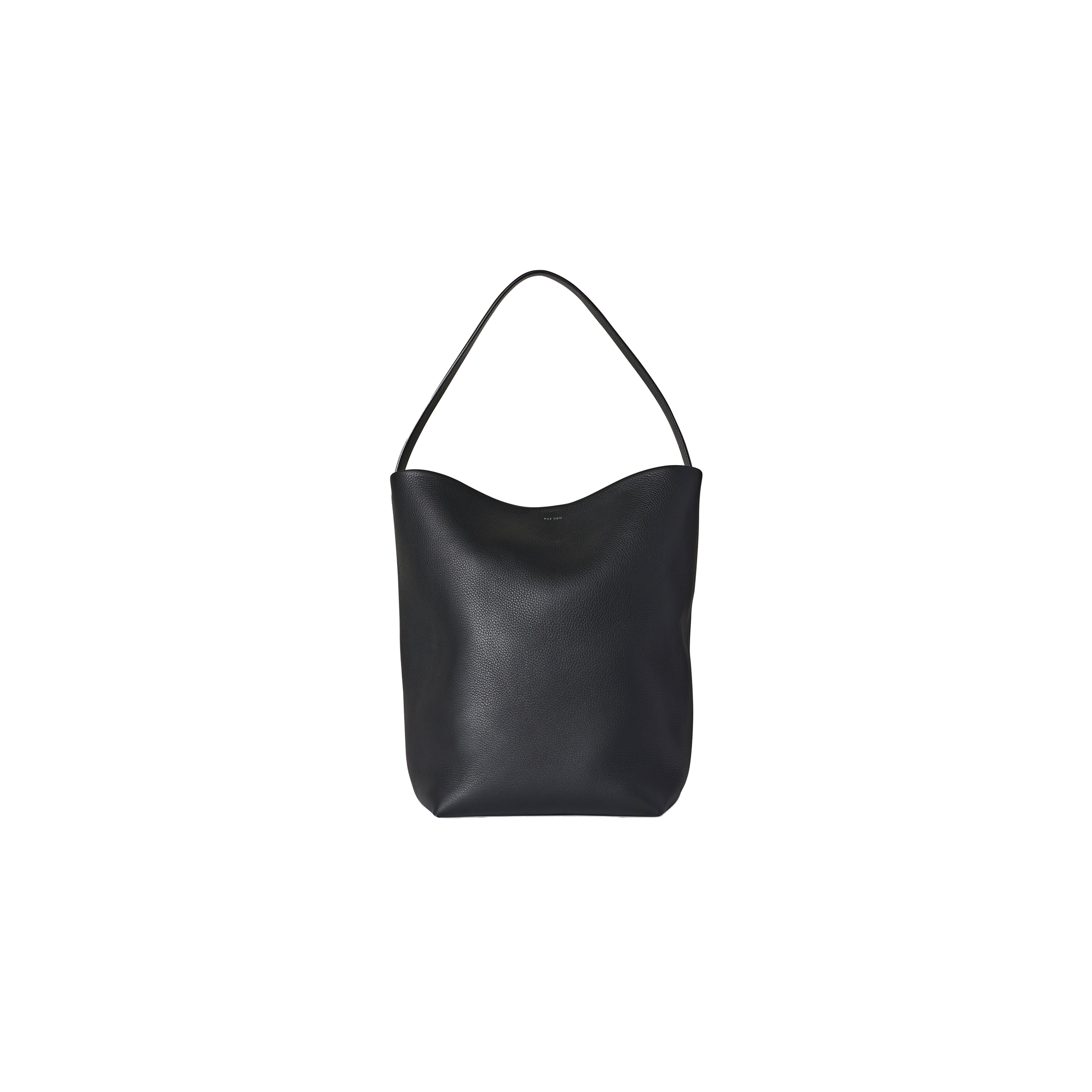 THE ROW LARGE NS PARK TOTE BAG IN LEATHER BLACK W1273L129BLPL (43*38*20cm) THE ROW LARGE NS PARK TOTE BAG IN LEATHER BLACK W1273L129BLPL (43*38*20cm)