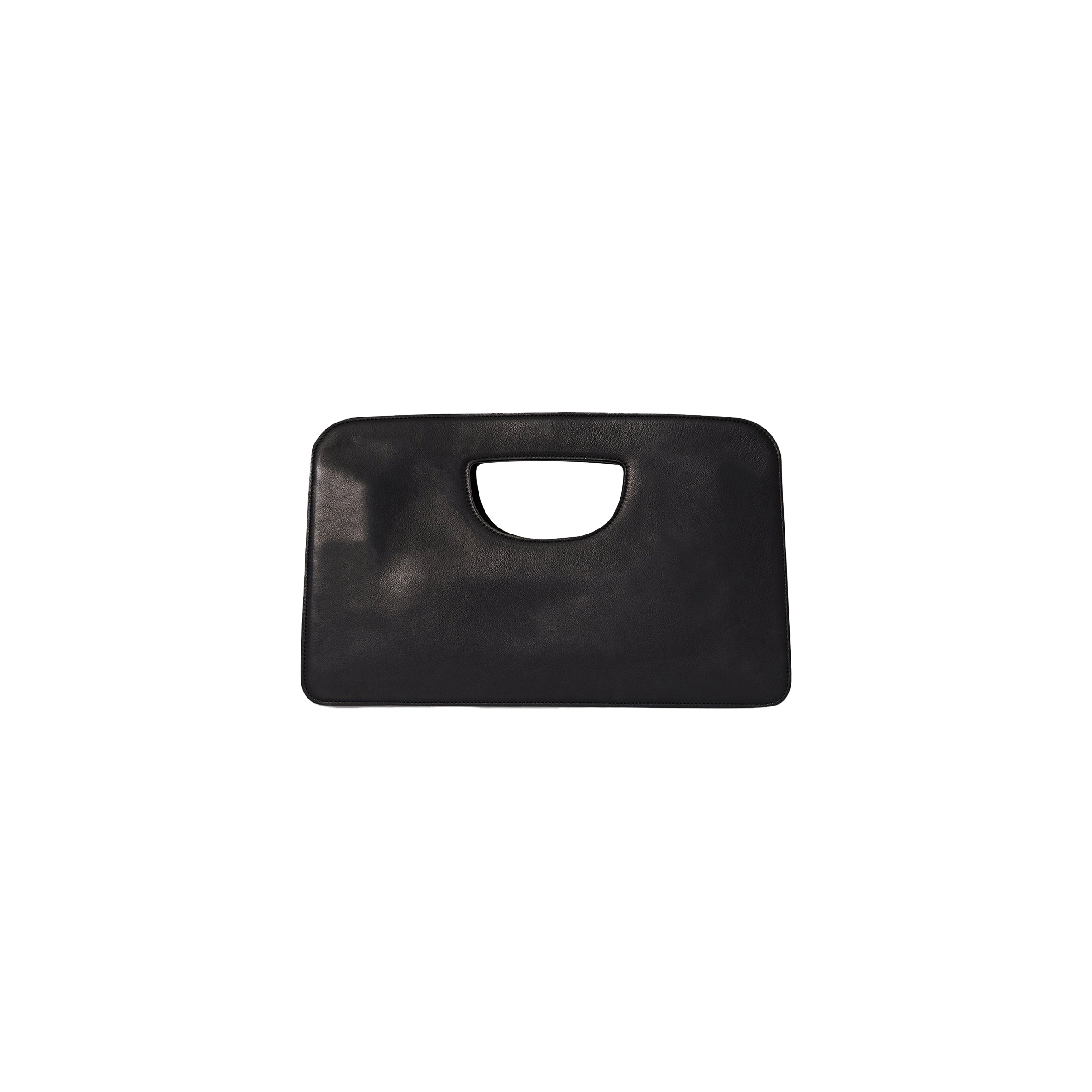 THE ROW EW AUSTIN BAG IN LEATHER BLACK W1589L72BLPL (34*21*8cm) THE ROW EW AUSTIN BAG IN LEATHER BLACK W1589L72BLPL (34*21*8cm)