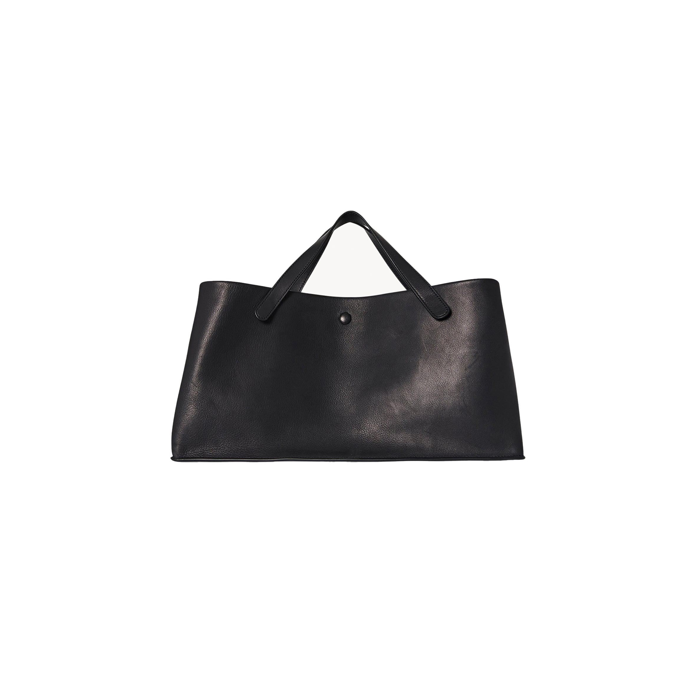 THE ROW IDAHO BAG IN LEATHER BLACK W1593L72BLSG (35*20*17cm) THE ROW IDAHO BAG IN LEATHER BLACK W1593L72BLSG (35*20*17cm)