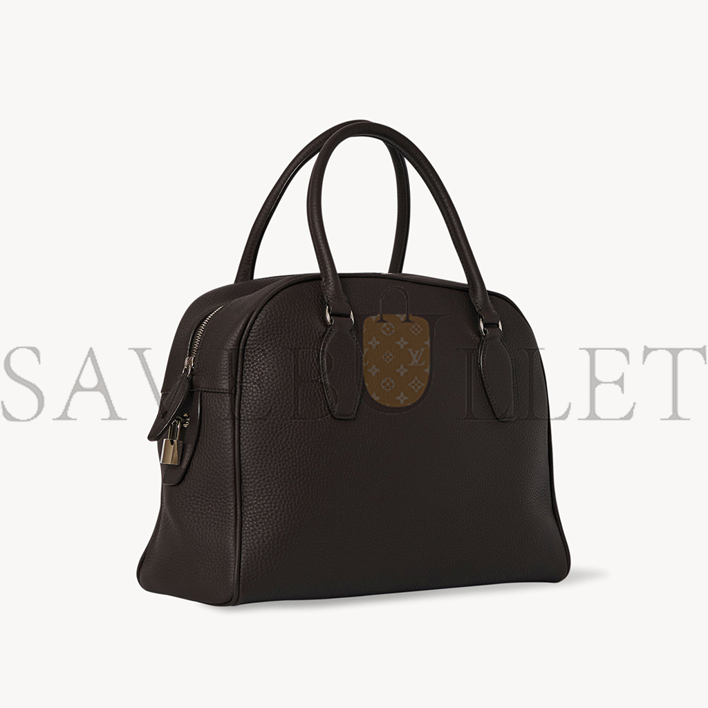 THE ROW INDIA 12.00 BAG IN LEATHER DARK BROWN W1595L23DBP (30*30*24cm) THE ROW INDIA 12.00 BAG IN LEATHER DARK BROWN W1595L23DBP (30*30*24cm)