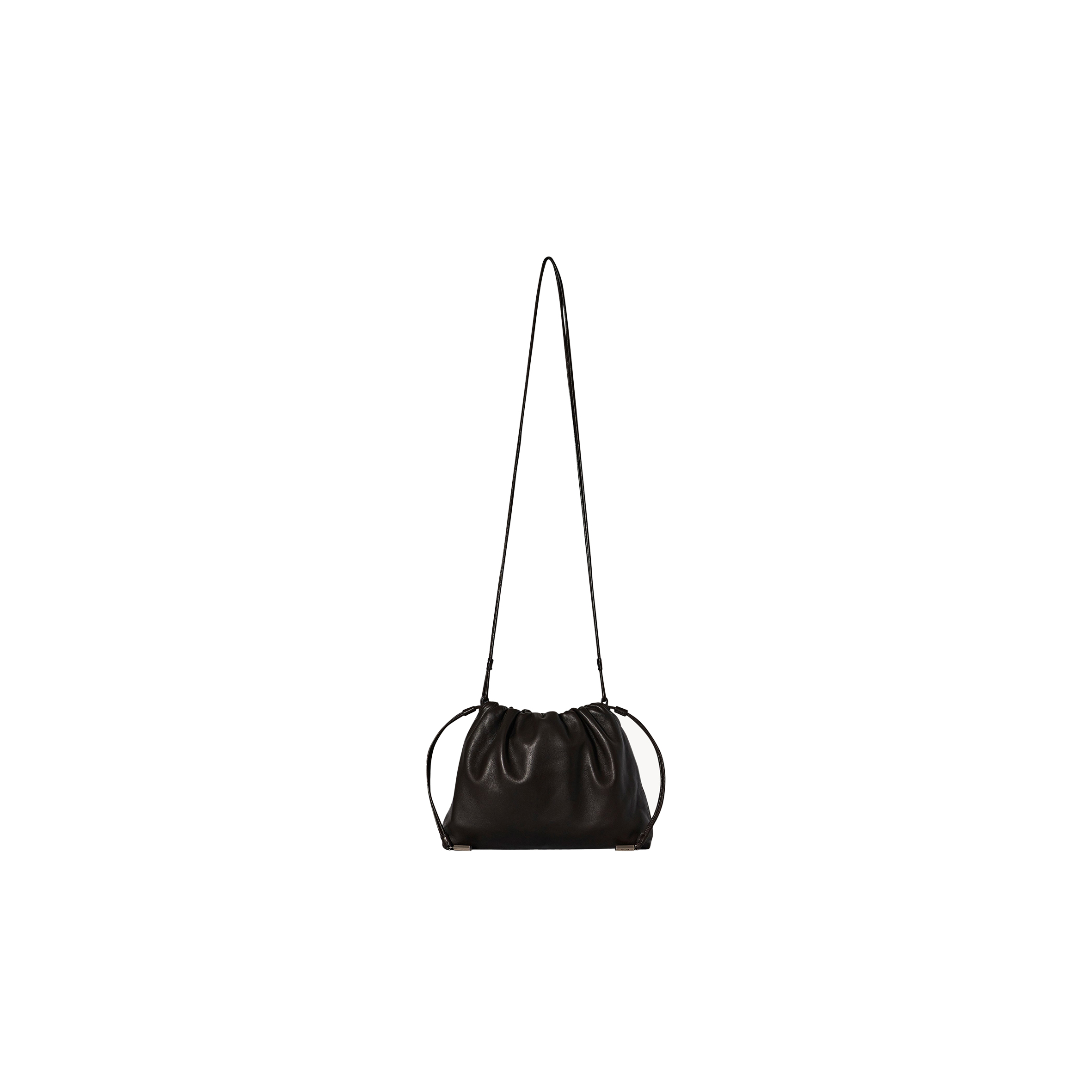 THE ROW ANGY BAG IN LEATHER DARK BROWN W1620L108DBAS (30*21*7cm) THE ROW ANGY BAG IN LEATHER DARK BROWN W1620L108DBAS (30*21*7cm)