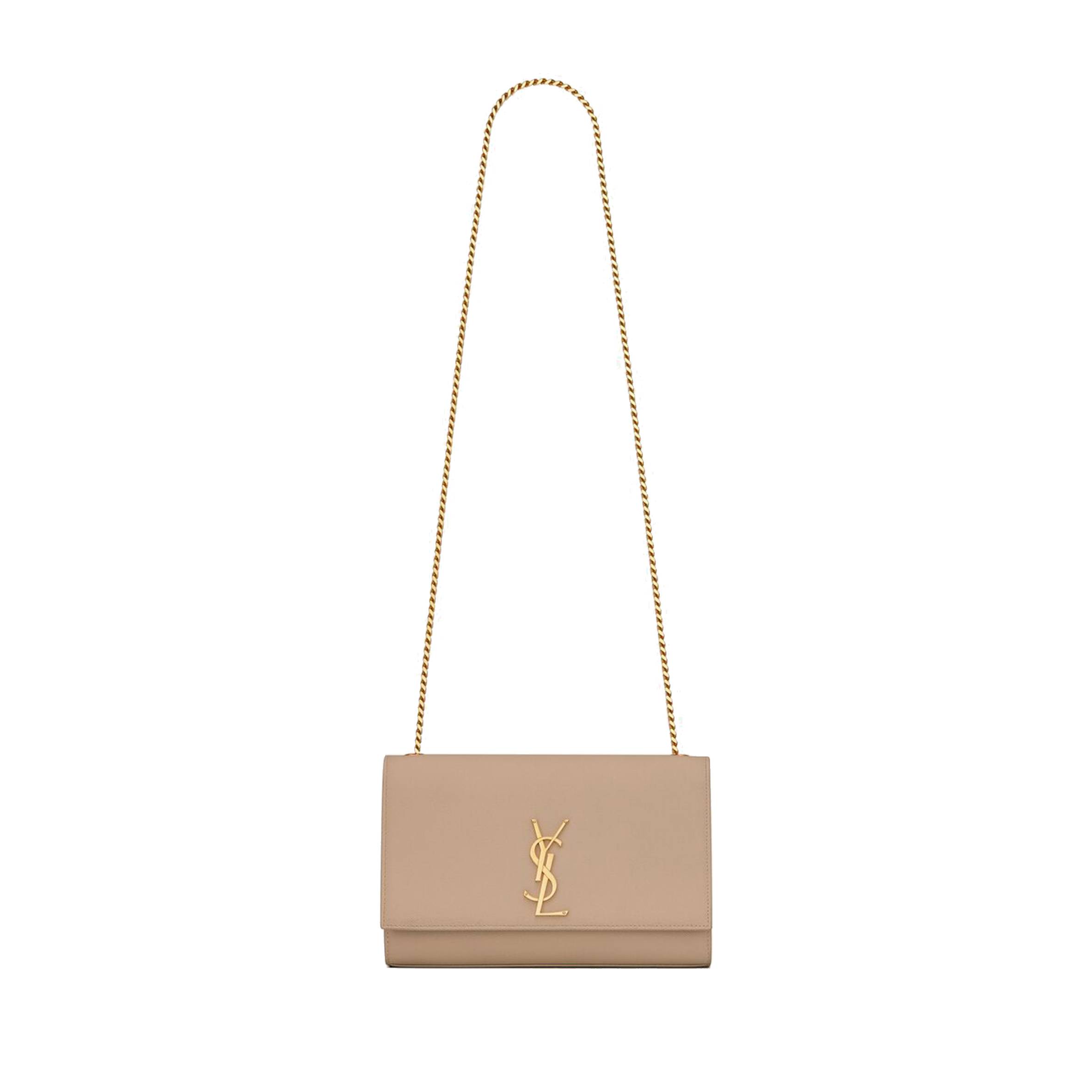 YSL KATE MEDIUM CHAIN BAG IN GRAIN DE POUDRE EMBOSSED LEATHER 364021BOW0J2721 (24*14.5*5.5cm) YSL KATE MEDIUM CHAIN BAG IN GRAIN DE POUDRE EMBOSSED LEATHER 364021BOW0J2721 (24*14.5*5.5cm)
