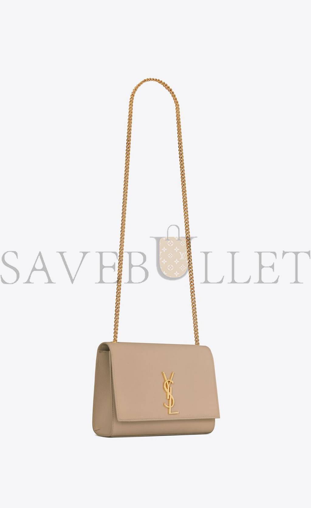 YSL KATE MEDIUM CHAIN BAG IN GRAIN DE POUDRE EMBOSSED LEATHER 364021BOW0J2721 (24*14.5*5.5cm) YSL KATE MEDIUM CHAIN BAG IN GRAIN DE POUDRE EMBOSSED LEATHER 364021BOW0J2721 (24*14.5*5.5cm)