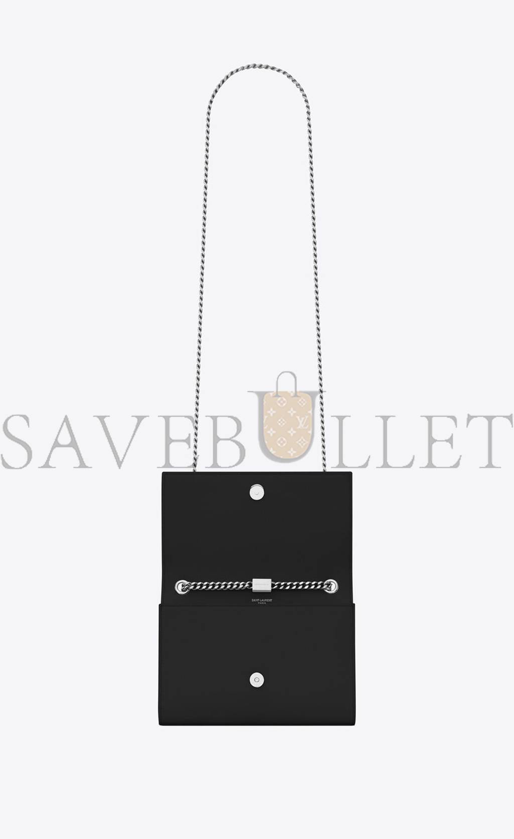YSL KATE SMALL CHAIN BAG IN GRAIN DE POUDRE EMBOSSED LEATHER 469390BOW0N1000 (20*12.5*5cm) YSL KATE SMALL CHAIN BAG IN GRAIN DE POUDRE EMBOSSED LEATHER 469390BOW0N1000 (20*12.5*5cm)