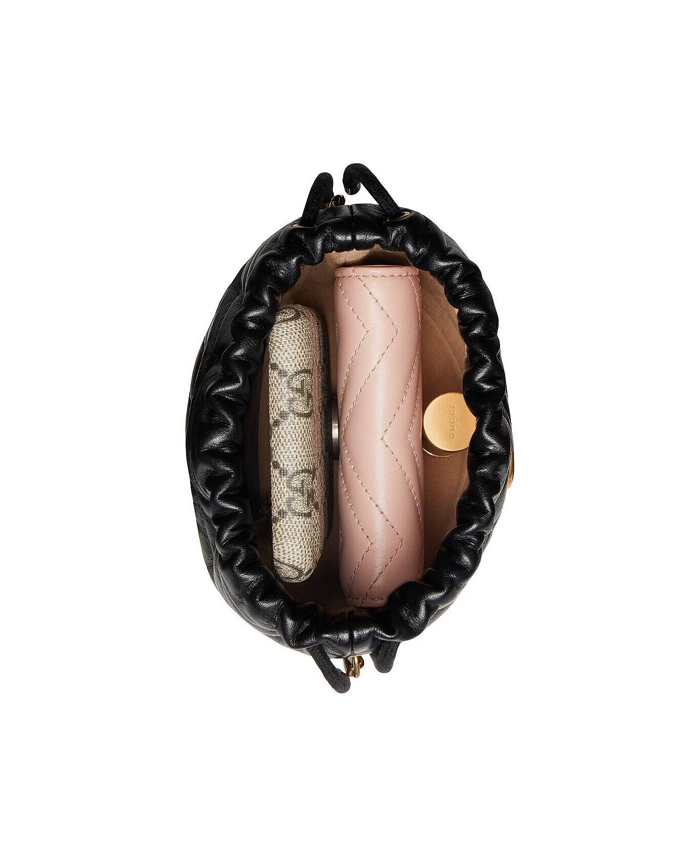 GG MARMONT MINI BUCKET BAG (19*17cm) GG MARMONT MINI BUCKET BAG (19*17cm)
