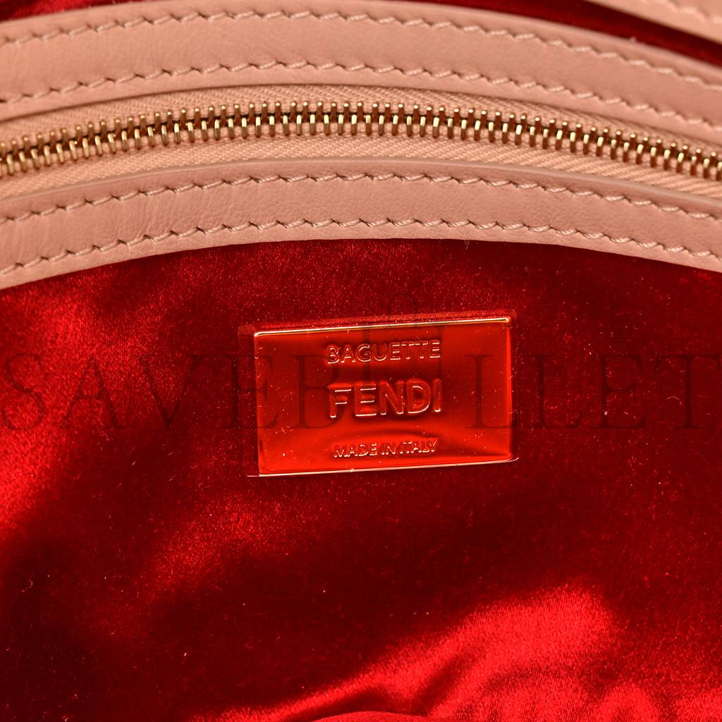 FENDI SEQUIN PAILLETTES VITELLO GRACE SEX AND THE CITY BAGUETTE BABY PINK (27*15*6cm) FENDI SEQUIN PAILLETTES VITELLO GRACE SEX AND THE CITY BAGUETTE BABY PINK (27*15*6cm)