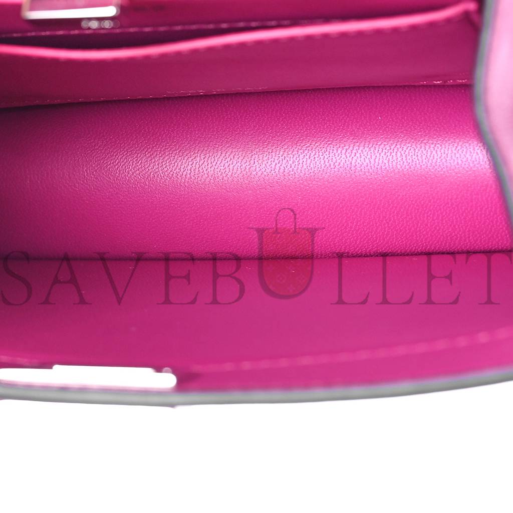 FENDI SHINY NAPPA PETITE PEEKABOO I SEE U SATCHEL MAGENTA (20*15*11cm) FENDI SHINY NAPPA PETITE PEEKABOO I SEE U SATCHEL MAGENTA (20*15*11cm)